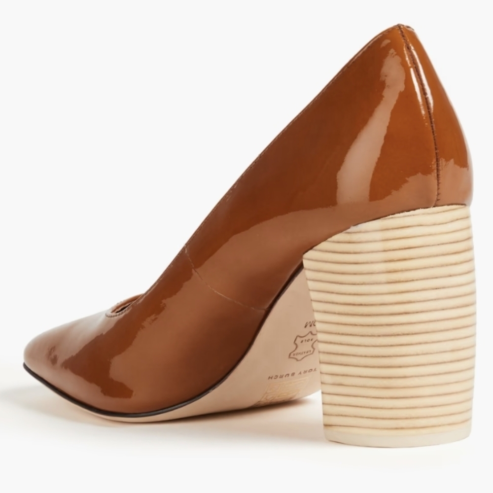 Tory Burch Banana Patent Leather Pumps sz 5M - Picture 4 of 16